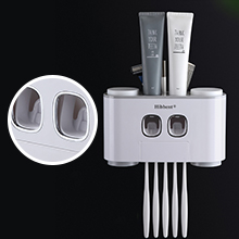 tooth brushing holder wall mount