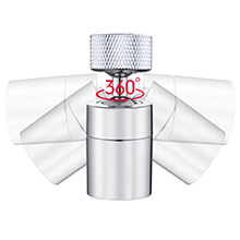 360-degree swivel
