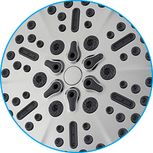 3-in-1 High Pressure Shower Head Rainfall Combo