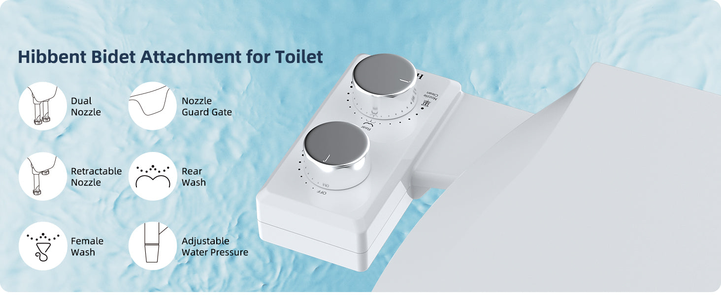 hibbent toile seat bidet attachment