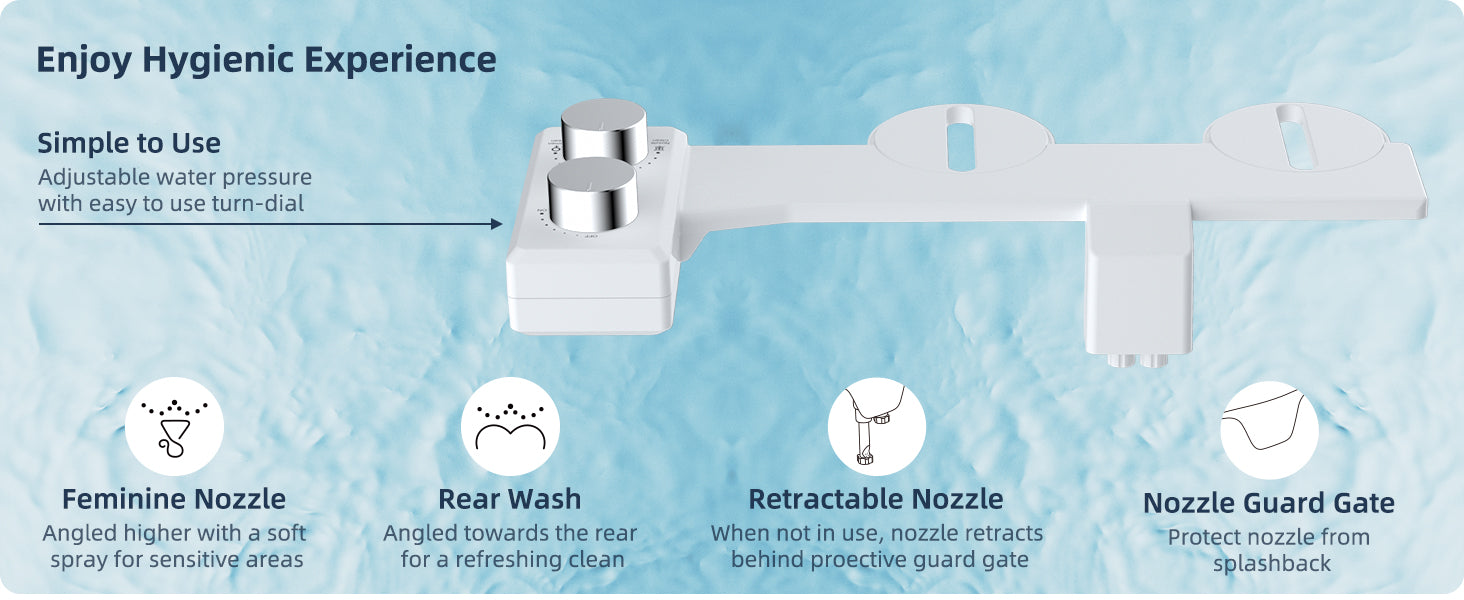 hibbent toile seat bidet attachment