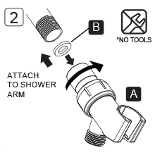 High Pressure Handheld Shower Head